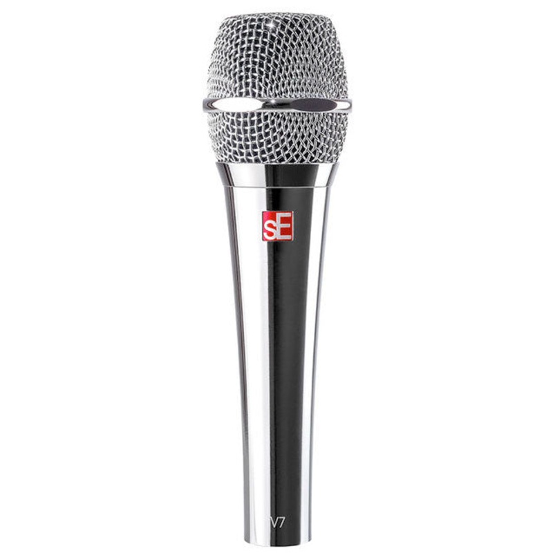 sE V7-CHROME Studio Grade Handheld Microphone Supercardioid – Chrome