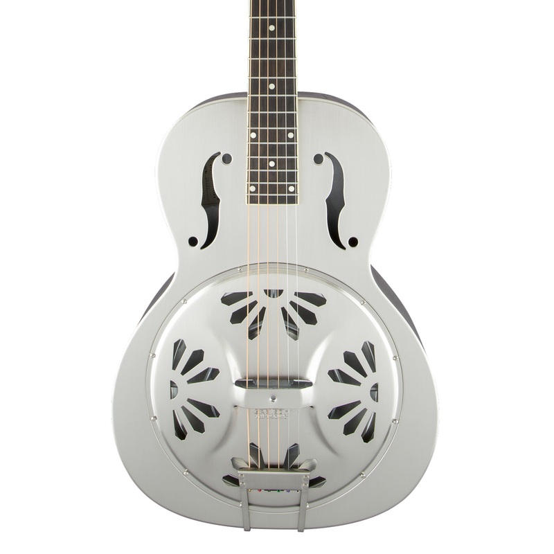 Gretsch G9221 Bobtail Steel Round-Neck A.E., Steel Body Spider Cone Resonator Guitar