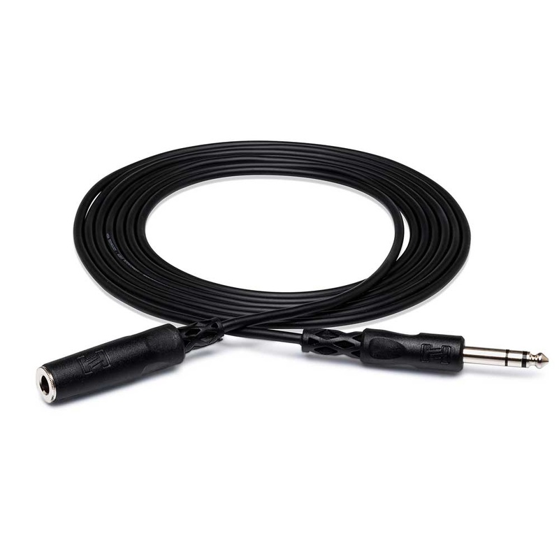 Hosa – HPE-325 – 25 ft Headphone Extension Cable – 1/4 in TRS Female to Male