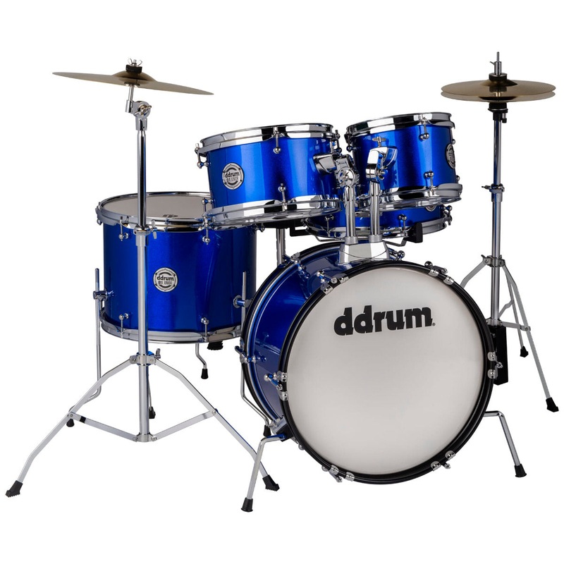 ddrum D1 Junior Complete Drum Set w/ Cymbals – Cobalt Blue