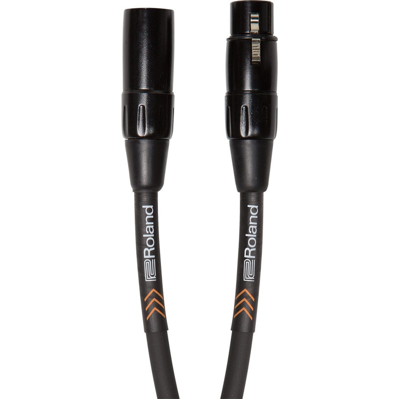 Roland RMC-B3 Black Series Microphone Cable with Heavy Duty XLR Connectors – 3 ft.