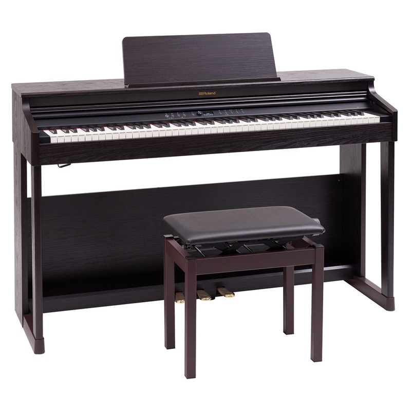 Roland RP701-DR Digital Piano w/ Bench – Dark Rosewood
