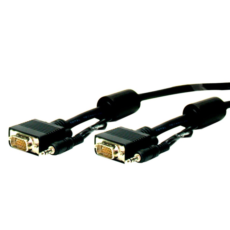 Comprehensive Connectivity Company Standard Series HD15 VGA Cable with Audio – 25ft