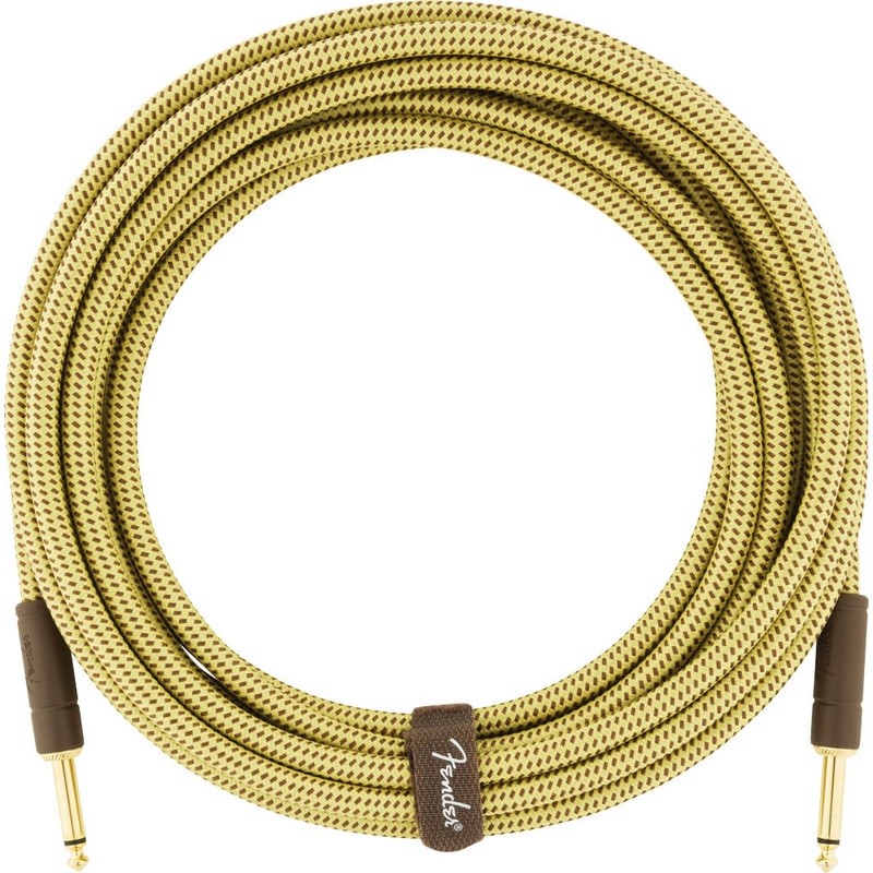Fender Deluxe Series Instrument Cable, Straight/Straight, 10′, Tweed