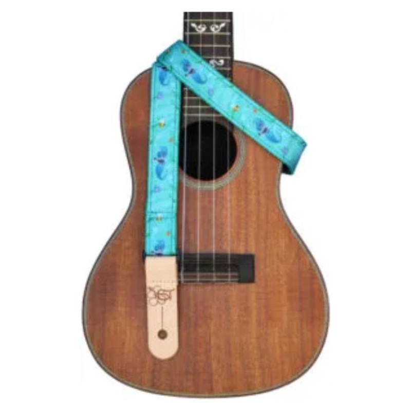 Sherrins Threads 1in Ukulele Strap – Blue Mermaid