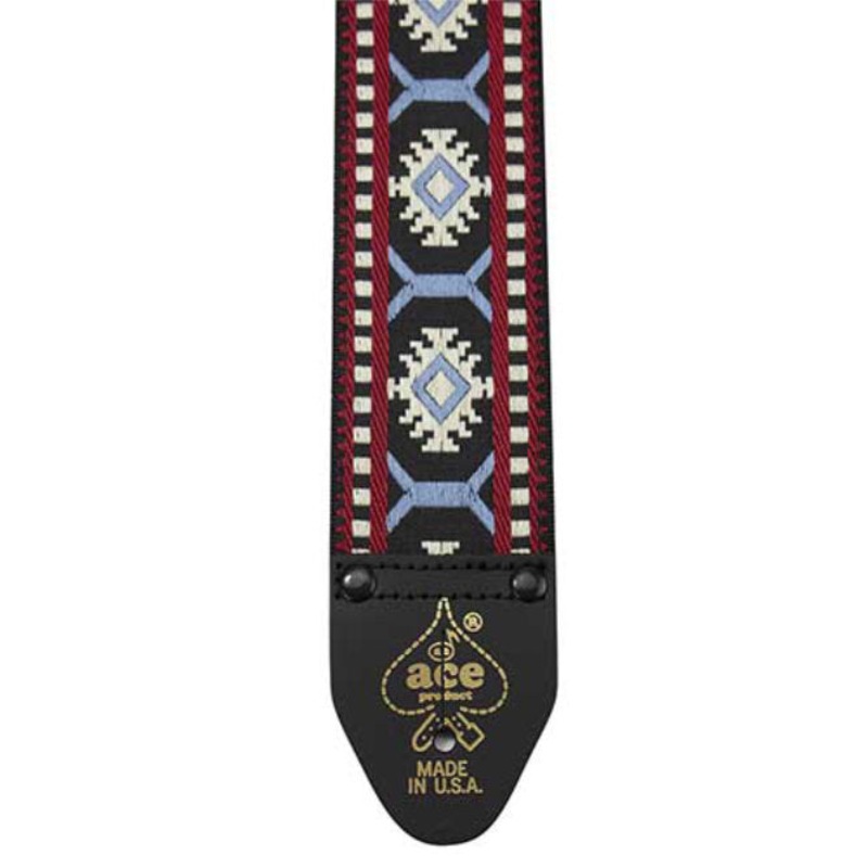 Ace Straps Vintage Reissue Guitar Strap – Snowflake