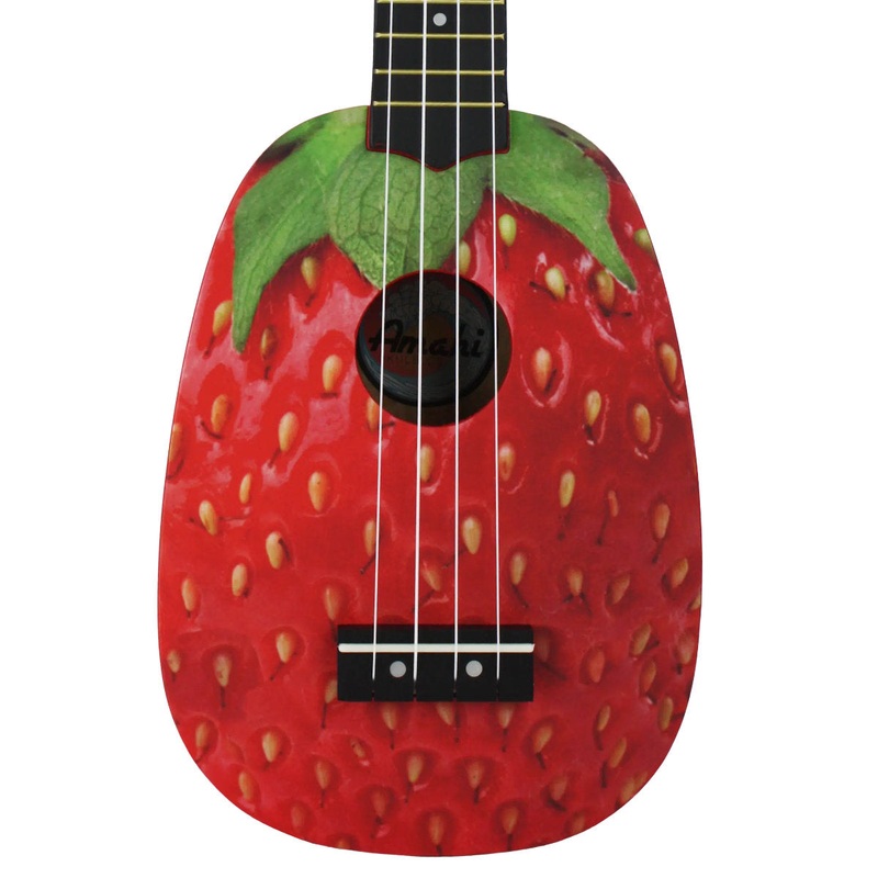 Amahi Strawberry Ukulele – Soprano