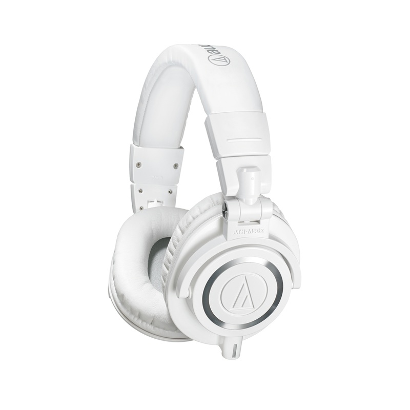 Audio-Technica ATH-M50XWH Professional Monitor Headphones – White