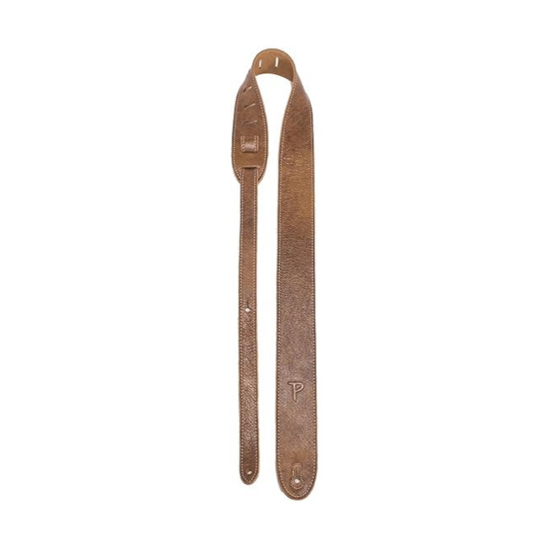Perri’s Leathers BM2-7082 Italian Leather Guitar Strap – Standard – Oak