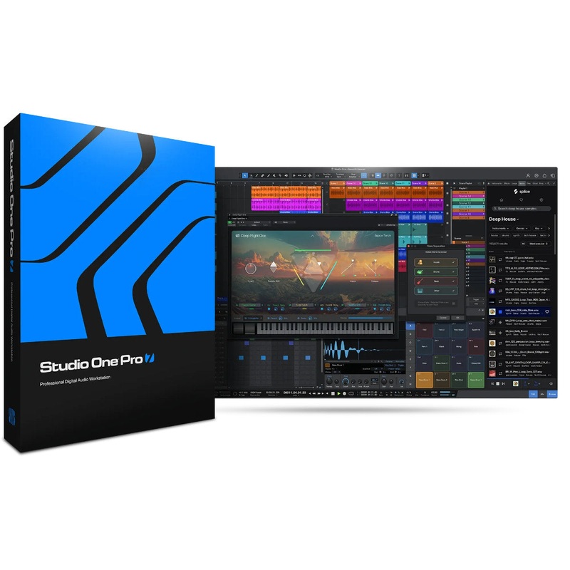 PreSonus Studio One Pro 7 Professional DAW Software – Perpetual License Upgrade for Studio One Artist or Professional Edition Licenses [Download]