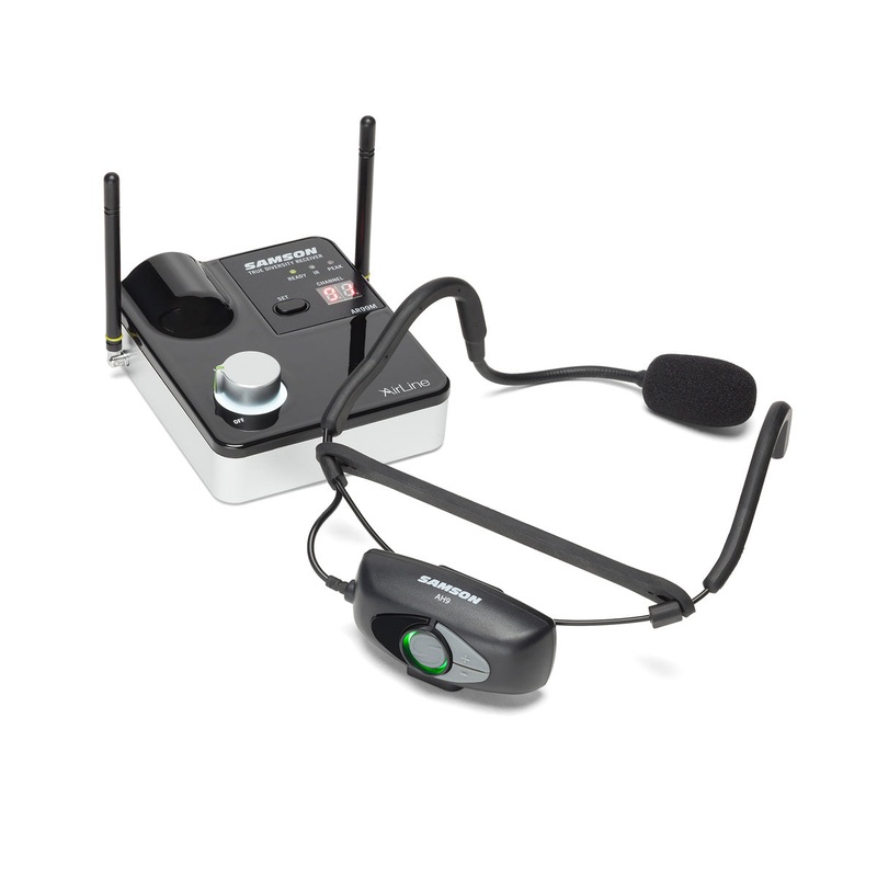 Samson AirLine 99m AH9 Fitness Headset – Micro UHF Wireless System (K-Band)