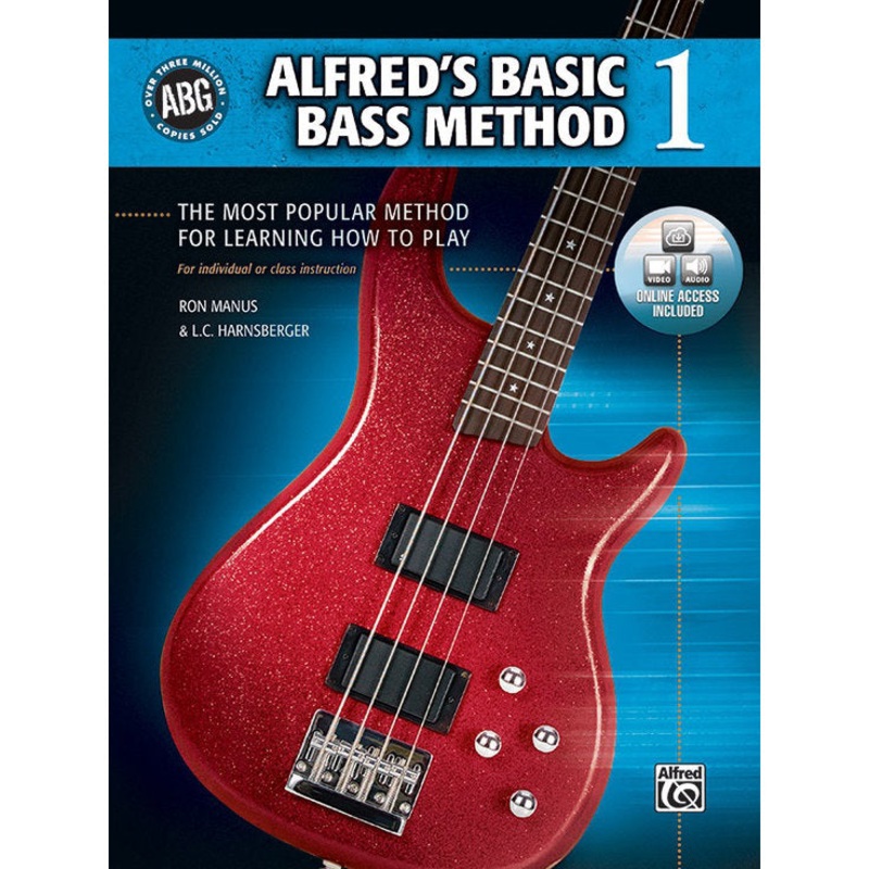 Alfred Music Alfred’s Basic Bass Method 1 – Bass Guitar Book