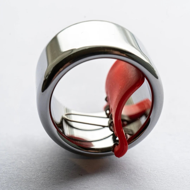 Black Mountain Tungsten Guitar Slide Ring – Small
