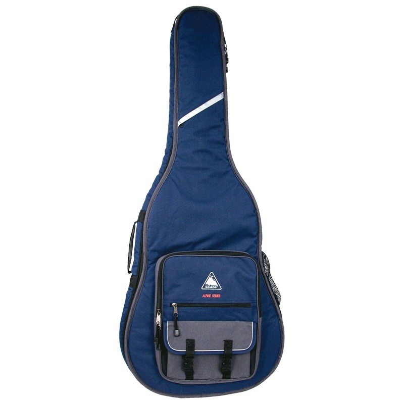 Boulder CB-360BL Alpine Deluxe Acoustic Guitar Gig Bag  Navy Blue