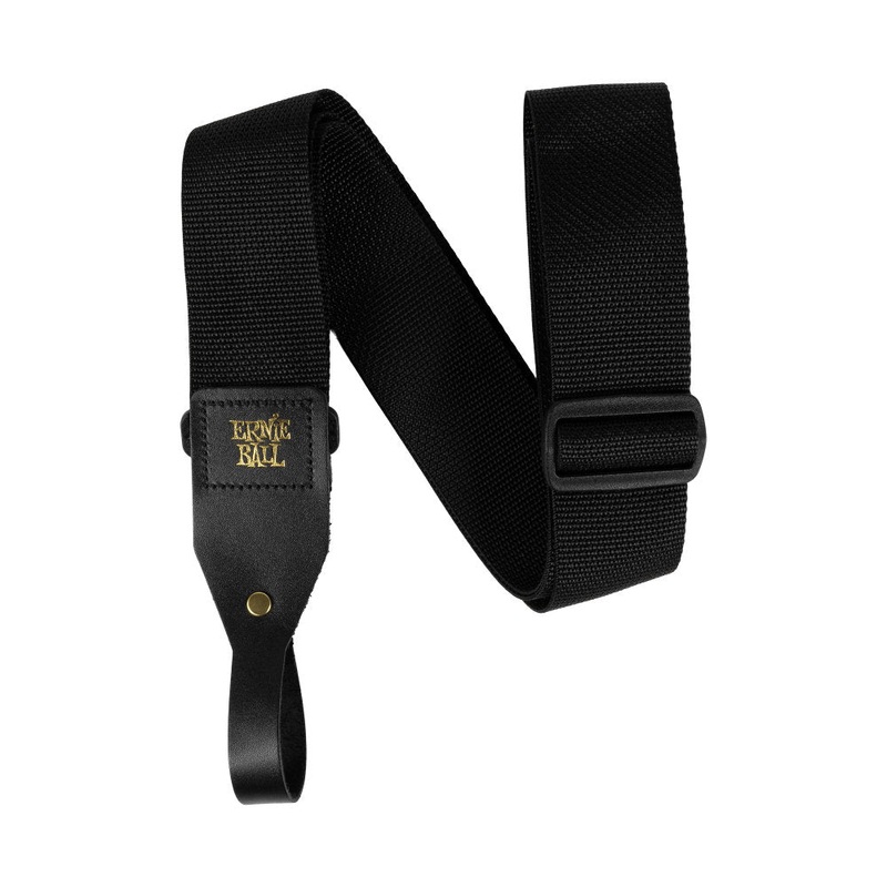 Ernie Ball Polypro Acoustic Guitar Strap – Black
