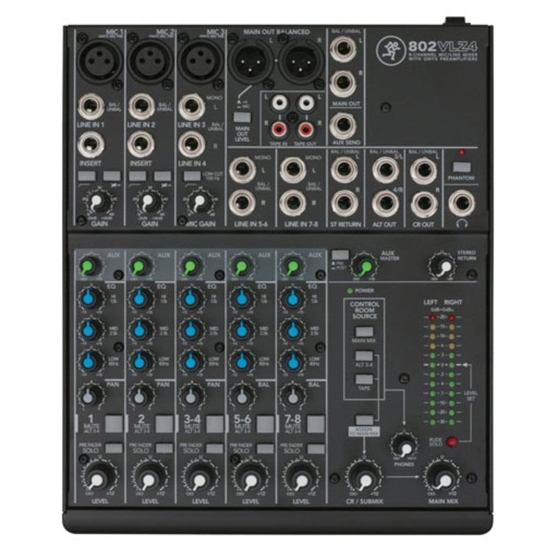 Mackie 802VLZ4 VLZ 8-channel Ultra Compact Mixer