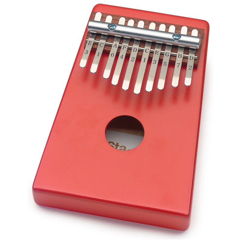 Stagg Kid Kalimba – 10 Note – Red