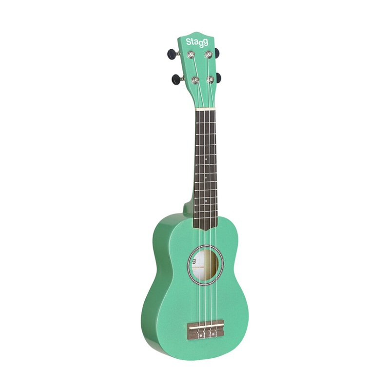 Stagg Soprano Ukulele w/ Black Nylon Gigbag – Green