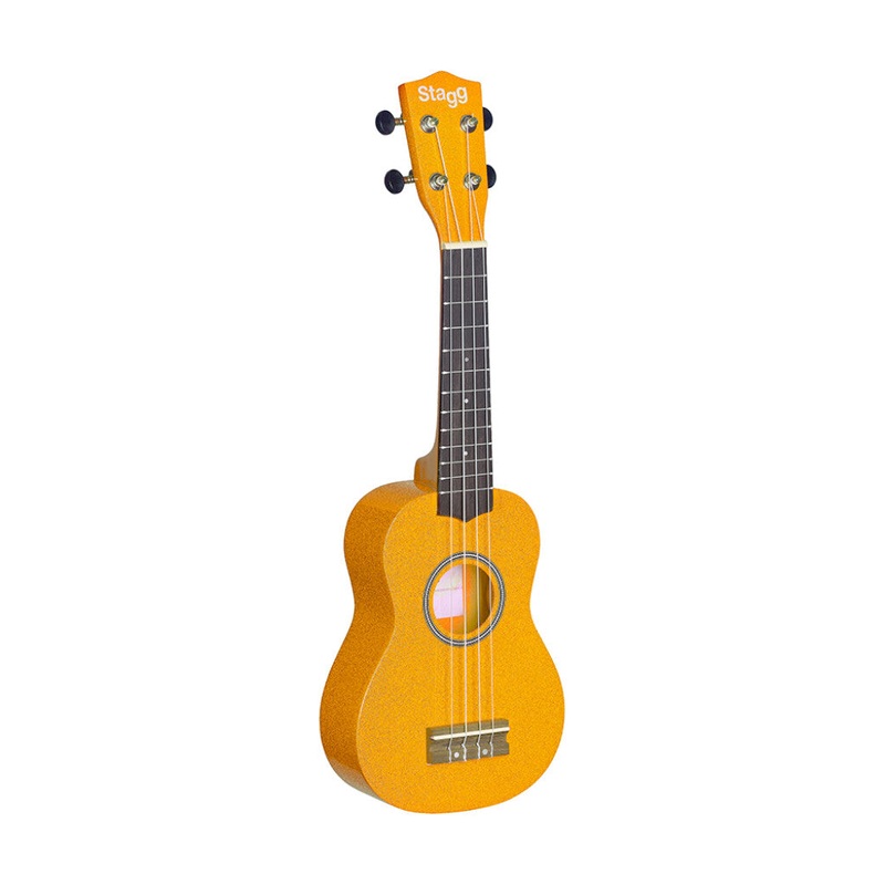 Stagg Soprano Ukulele w/ Black Nylon Gigbag – Yellow