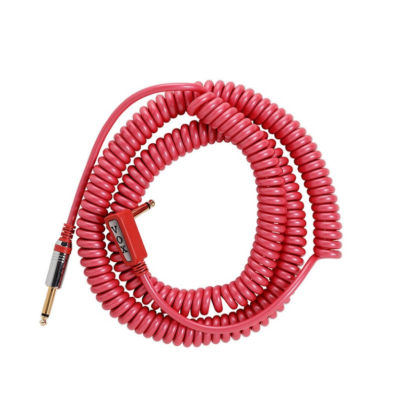 VOX VCC Vintage Coiled Cable with Mesh Bag- 29.5 ft. – Red