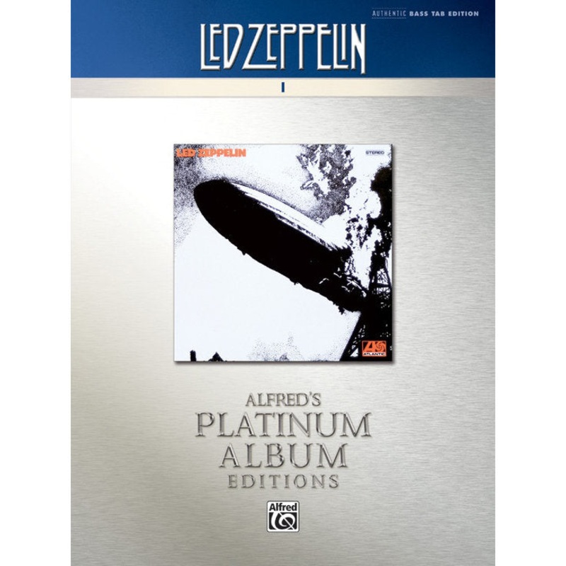 Alfred Music Led Zeppelin: I Platinum Album Edition – Authentic Bass TAB Book