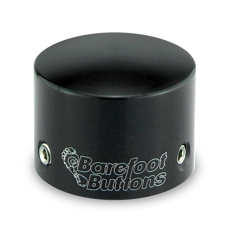 Barefoot Buttons V1 Tallboy Pedal Footswitch Topper – Black