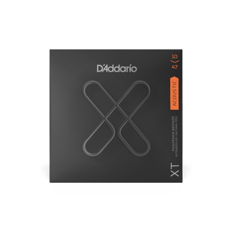 D’Addario XTAPB1047 Acoustic Guitar String Set – XT Coated Phosphor Bronze Extra Light 10-47