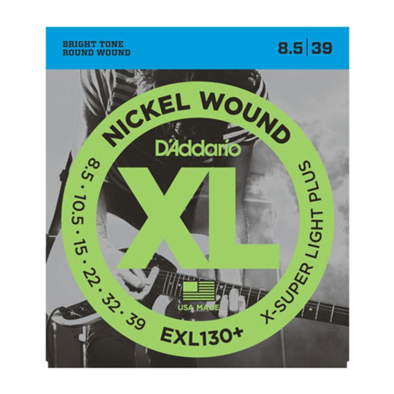 DAddario EXL130PLUS Nickel Wound Electric Strings Extra-Super Light Plus
