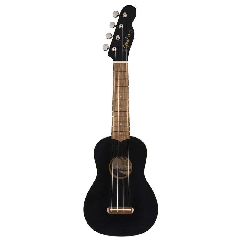 Fender Venice Soprano Ukulele – Black