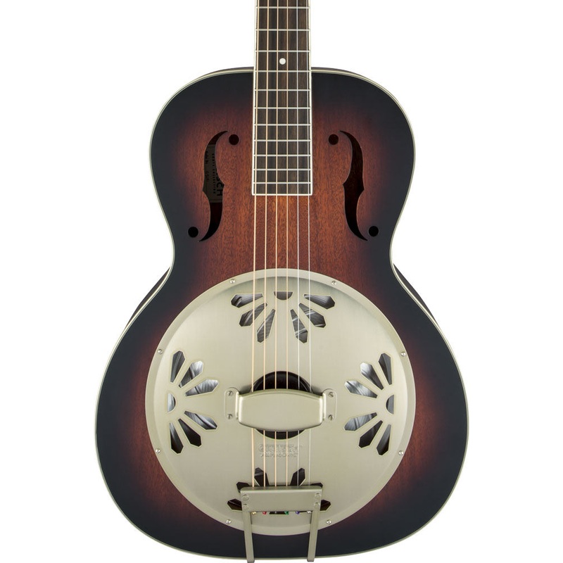 Gretsch G9240 Alligator Round-Neck, Mahogany Body Biscuit Cone Resonator – 2-Color Sunburst