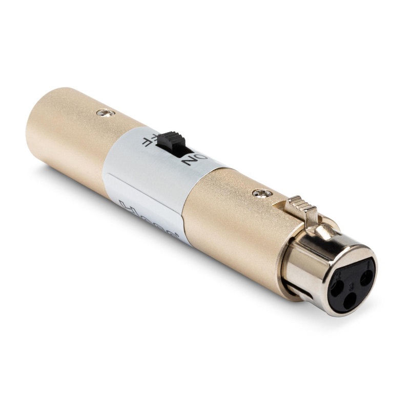 Hosa GMS-274 Power Switch – XLR3F to XLR3M