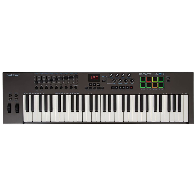 Nektar Impact LX61+ 61-Key USB Keyboard Controller with Nektar DAW Integration