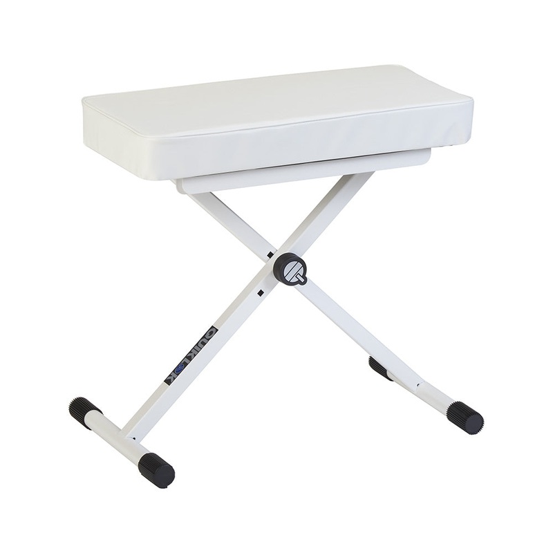 Quik Lok BX-8WH Keyboard Bench – White