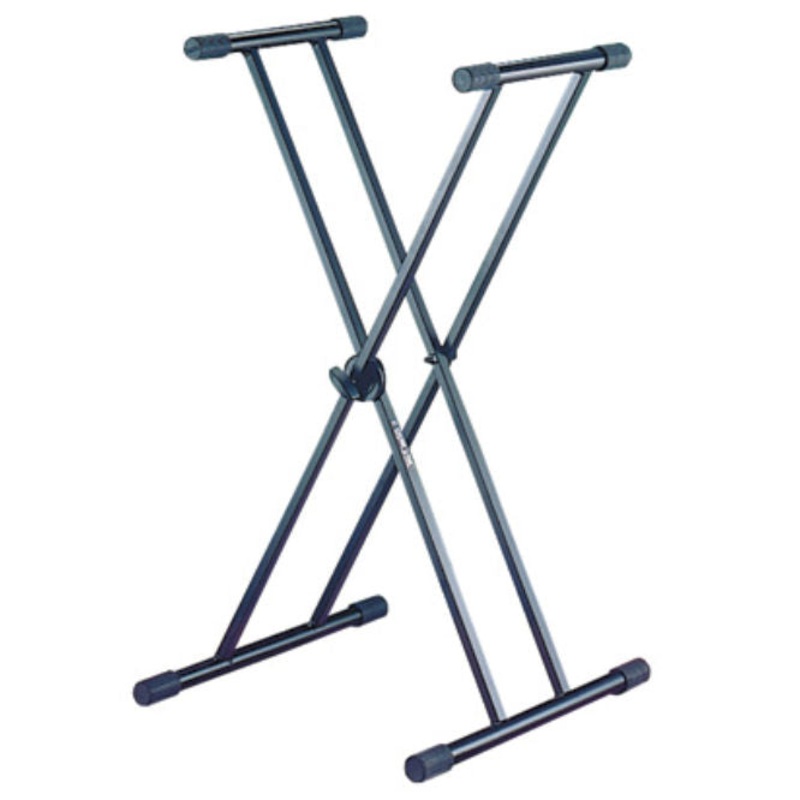 Quik Lok USA T-20 Double-Braced Keyboard Stand – Black