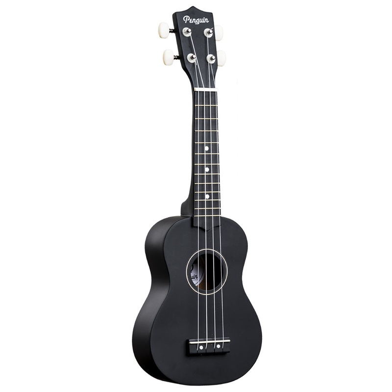 Amahi PGUKBK Soprano Penguin Ukulele with Gig Bag – Black