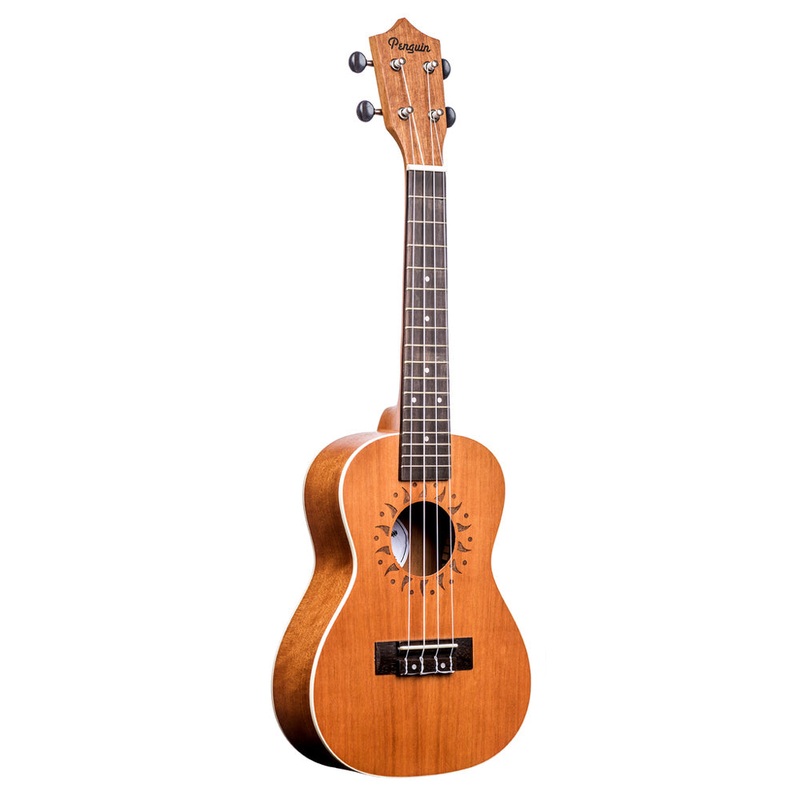 Amahi PGUKMC Penguin Mahogany Concert Ukulele