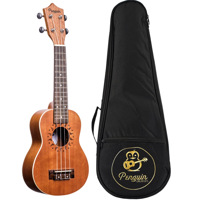 Amahi PGUKMS Penguin Mahogany Soprano Ukulele