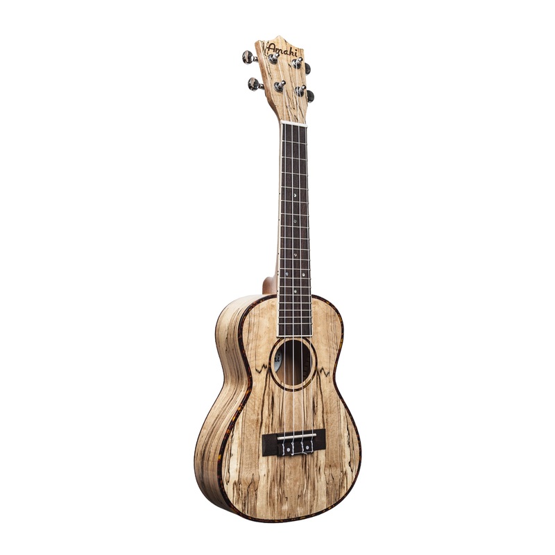 Amahi UK770C Concert Classic Spalted Maple Ukulele with Gig Bag