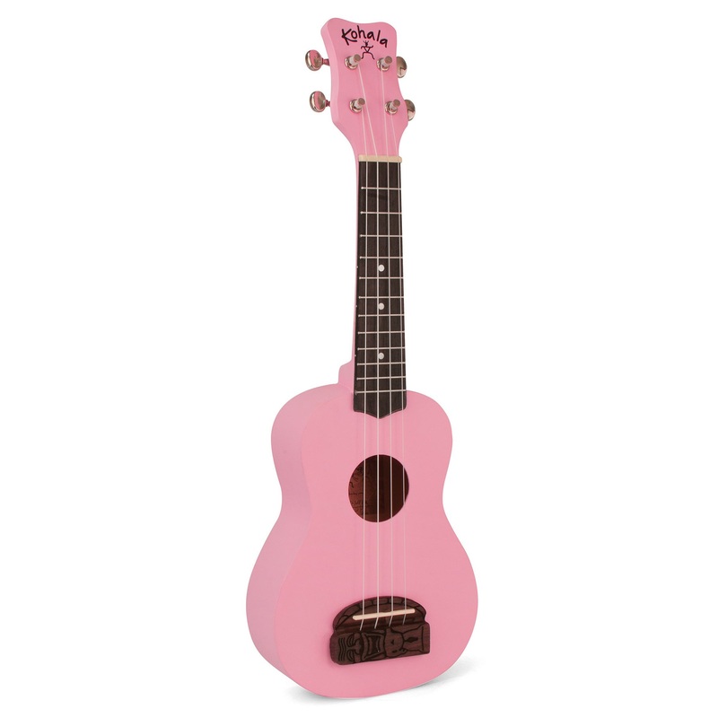 Kohala KT-SPI Tiki Soprano Ukulele – Pink