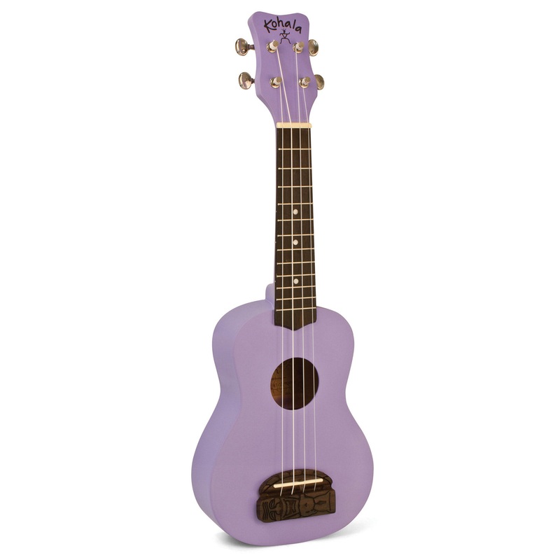 Kohala KT-SPU Tiki Series Soprano Ukulele – Purple