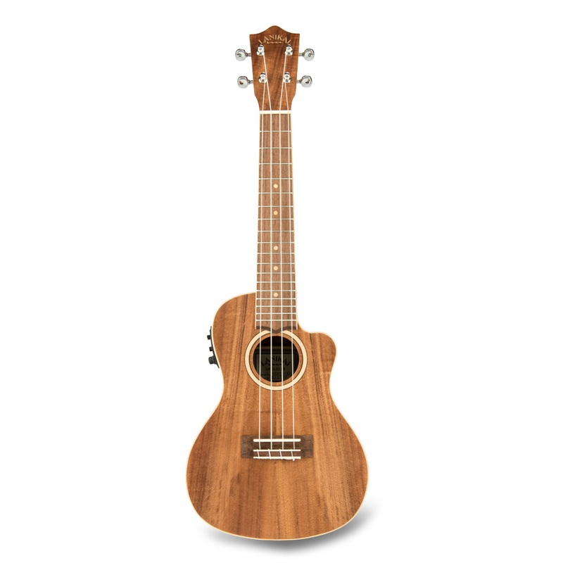 Lanikai ACST-CEC Acacia Cutaway Electric Concert Ukulele