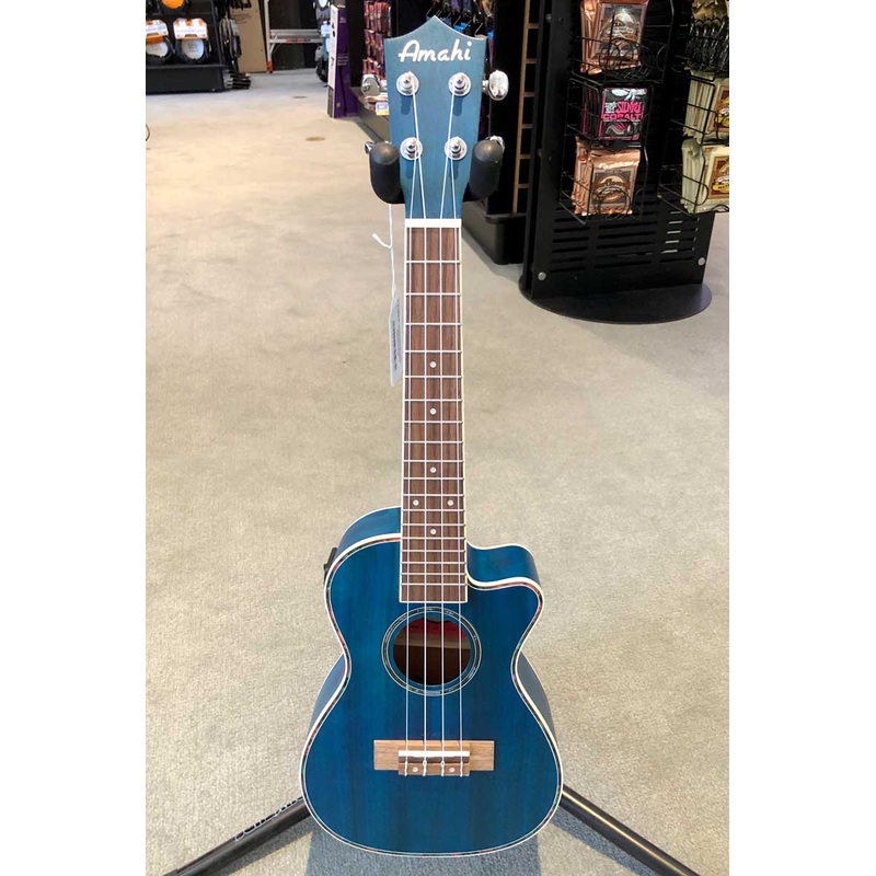 Amahi Concert Ukulele UK-205EQ Dark Blue
