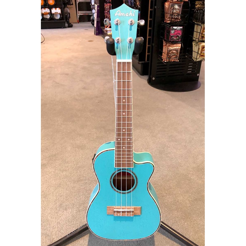 Amahi Concert Ukulele UK-205EQ Light Blue